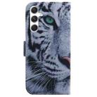 For Samsung Galaxy S25+ 5G Coloured Drawing Flip Leather Phone Case(Tiger) - 3