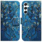For Samsung Galaxy S25+ 5G Coloured Drawing Flip Leather Phone Case(Apricot) - 1