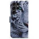 For Samsung Galaxy S25 Ultra 5G Coloured Drawing Flip Leather Phone Case(Tiger) - 3