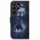 For Samsung Galaxy S25 Ultra 5G Coloured Drawing Flip Leather Phone Case(Wolf and Dog) - 3