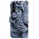 For Samsung Galaxy S25 FE 5G Coloured Drawing Flip Leather Phone Case(Tiger) - 3