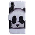 For Samsung Galaxy S25 FE 5G Coloured Drawing Flip Leather Phone Case(Panda) - 3