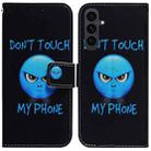 For Samsung Galaxy S25 FE 5G Coloured Drawing Flip Leather Phone Case(Anger) - 1