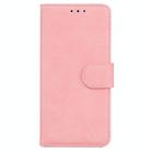 For Samsung Galaxy S25 Edge 5G Skin Feel Pure Color Flip Leather Phone Case(Pink) - 2