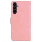 For Samsung Galaxy S25 FE 5G Skin Feel Pure Color Flip Leather Phone Case(Pink) - 3