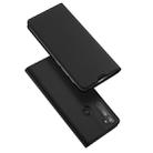 For Motorola Moto One Fusion Plus DUX DUCIS Skin Pro Series Horizontal Flip PU + TPU Leather Case, with Holder & Card Slots(Black) - 1