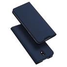 For Nokia 1.3 DUX DUCIS Skin Pro Series Horizontal Flip PU + TPU Leather Case, with Holder & Card Slots(Blue) - 1