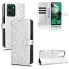 For HMD Pulse Pro / Pulse / Pulse+ Honeycomb Dot Texture Leather Phone Case(Silver) - 1