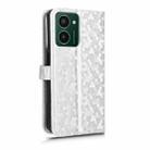 For HMD Pulse Pro / Pulse / Pulse+ Honeycomb Dot Texture Leather Phone Case(Silver) - 3