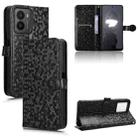 For HMD Fusion 5G Honeycomb Dot Texture Leather Phone Case(Black) - 1