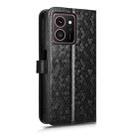 For HMD Skyline 5G Honeycomb Dot Texture Leather Phone Case(Black) - 3