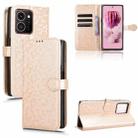 For HMD Skyline 5G Honeycomb Dot Texture Leather Phone Case(Gold) - 1