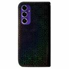 For Samsung Galaxy S24 FE 5G Colorful Magnetic Buckle Leather Phone Case(Black) - 3