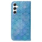 For Samsung Galaxy S25 5G Colorful Magnetic Buckle Leather Phone Case(Blue) - 3