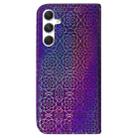 For Samsung Galaxy S25+ 5G Colorful Magnetic Buckle Leather Phone Case(Purple) - 3