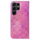 For Samsung Galaxy S25 Ultra 5G Colorful Magnetic Buckle Leather Phone Case(Pink) - 3