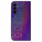For Samsung Galaxy S25 FE 5G Colorful Magnetic Buckle Leather Phone Case(Purple) - 3