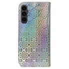 For Samsung Galaxy S25 FE 5G Colorful Magnetic Buckle Leather Phone Case(Silver) - 3