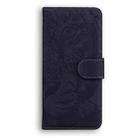 For Samsung Galaxy S25 Ultra 5G Tiger Embossing Pattern Flip Leather Phone Case(Black) - 3