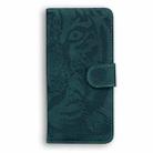 For Samsung Galaxy S25 Ultra 5G Tiger Embossing Pattern Flip Leather Phone Case(Green) - 3
