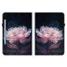 For Samsung Galaxy Tab S6 SM-T860 SM-T865 Crystal Texture Painted Leather Smart Tablet Case, without Pen(Purple Peony) - 3