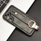 For Samsung Galaxy F15 5G / M15 5G Wristband Leather Back Phone Case(Black) - 2