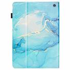 For Amazon Fire HD8 Plus 2022 / HD8 2020 Marble Litchi Leather Smart Tablet Case(Green) - 3