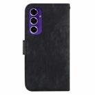 For Samsung Galaxy S24 FE 5G Little Tiger Embossed Leather Phone Case(Black) - 3