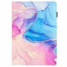 For Samsung Galaxy Tab A7 Lite / T220 Marble Litchi Leather Tablet Case(Pink Blue) - 3