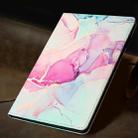 For Samsung Galaxy Tab A 10.1 2019 /T510 Marble Litchi Leather Tablet Case(Pink) - 2