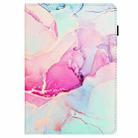 For Samsung Galaxy Tab A 10.1 2019 /T510 Marble Litchi Leather Tablet Case(Pink) - 3