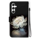For Samsung Galaxy S25 5G Crystal Texture Colored Drawing Leather Phone Case(Crystal Peony) - 3