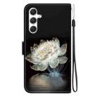 For Samsung Galaxy S25+ 5G Crystal Texture Colored Drawing Leather Phone Case(Crystal Peony) - 3