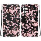 For Samsung Galaxy S25+ 5G Crystal Texture Colored Drawing Leather Phone Case(Plum Bossom) - 1