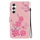 For Samsung Galaxy S25+ 5G Crystal Texture Colored Drawing Leather Phone Case(Cherry Blossoms) - 3