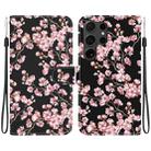 For Samsung Galaxy S25 Ultra 5G Crystal Texture Colored Drawing Leather Phone Case(Plum Bossom) - 1