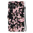 For Samsung Galaxy S25 Ultra 5G Crystal Texture Colored Drawing Leather Phone Case(Plum Bossom) - 3