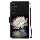 For Samsung Galaxy S25 FE 5G Crystal Texture Colored Drawing Leather Phone Case(Crystal Peony) - 3