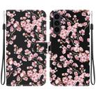 For Samsung Galaxy S25 FE 5G Crystal Texture Colored Drawing Leather Phone Case(Plum Bossom) - 1
