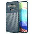 For LG K61 Thunderbolt Shockproof TPU Protective Soft Case(Green) - 1