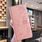 For Xiaomi Mi 11 Pro Butterflies and Flowers Leather Phone Case(Rose Gold) - 2