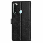 For Redmi Note 8T Butterflies and Flowers Leather Phone Case(Black) - 3