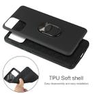 For Samsung Galaxy Note20 Ultra Shockproof PC+TPU Protective Case with 360 Degree Rotating Invisible Holder(Black) - 5