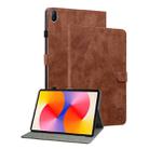 For Huawei MatePad SE 11 2024 Tiger Pattern Flip Leather Tablet Case(Brown) - 1