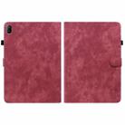 For Huawei MatePad SE 11 2024 Tiger Pattern Flip Leather Tablet Case(Red) - 3