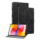 For Huawei MatePad SE 11 2024 Tiger Pattern Flip Leather Tablet Case(Black) - 1