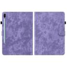 For Samsung Galaxy Tab S6 SM-T860/T865  Tiger Pattern Flip Leather Tablet Case, without Pen(Purple) - 3