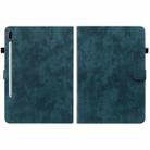 For Samsung Galaxy Tab S6 SM-T860/T865  Tiger Pattern Flip Leather Tablet Case, without Pen(Dark Blue) - 3