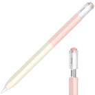 For Apple Pencil USB-C Gradient Silicone Stylus Protective Case(Milk Tea Pink) - 1