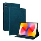 For Huawei MatePad SE 11 2024 Butterfly Flower Embossed Leather Tablet Case(Blue) - 1